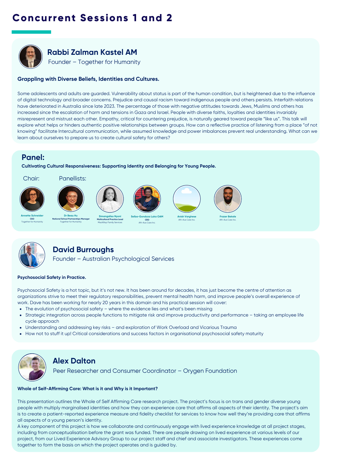 Conference Abstracts 1