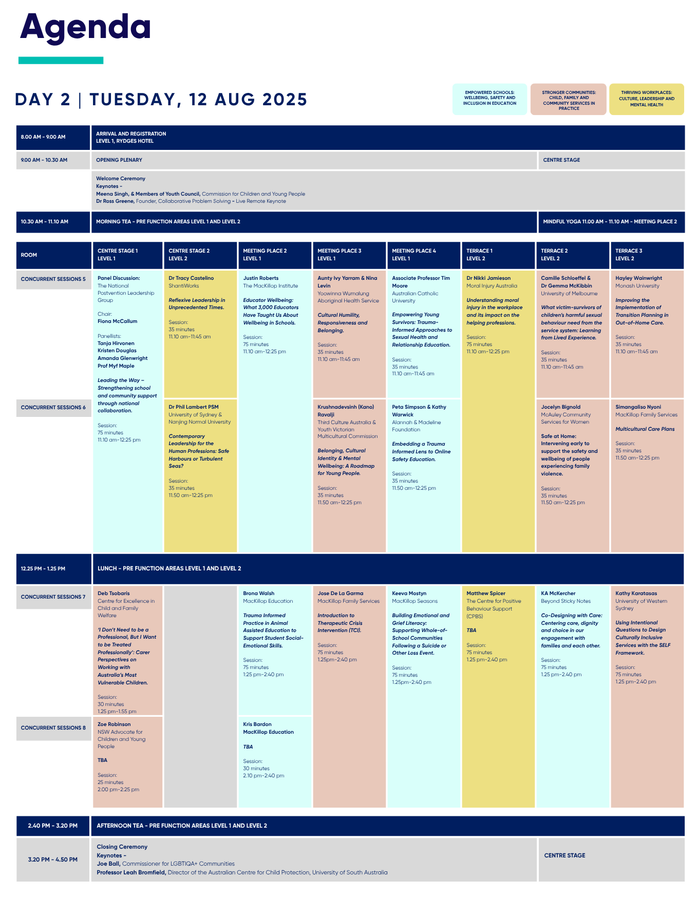Conference Agenda 2